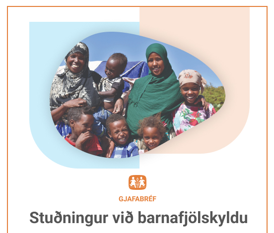 Gjafabréf - Stuðningur við barnafjölskyldu